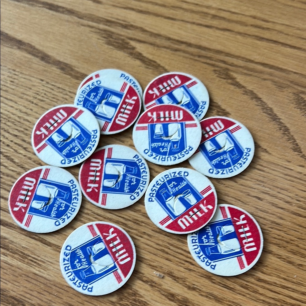Vintage Milk Bottle Caps